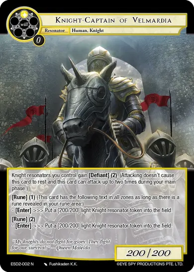 Knight-Captain of Velmardia