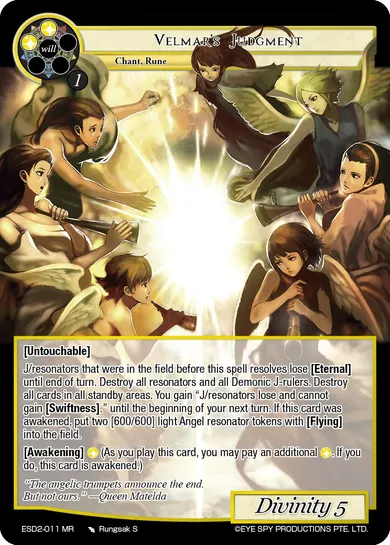 Velmar's Judgment