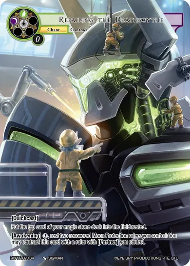 Repairing the Deathscythe
