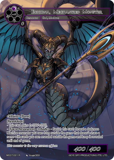 Echidna, Mechanized Monster