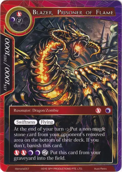 Blazer, Prisoner of Flame