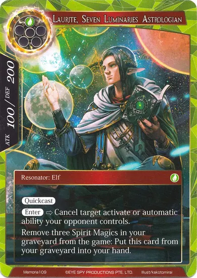 Laurite, Seven Luminaries Astrologian