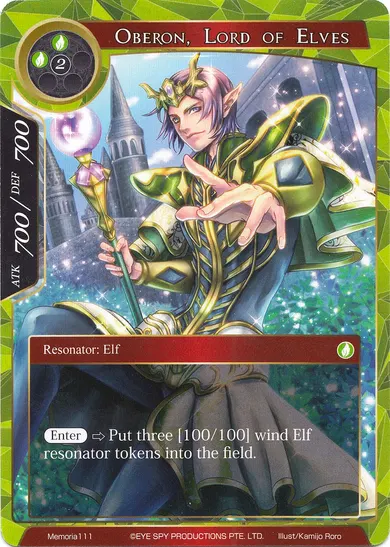Oberon, Lord of Elves