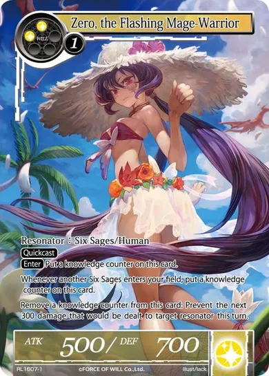 Zero, the Flashing Mage-Warrior