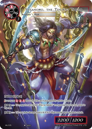 Susanowo, the Ten-Fist Sword