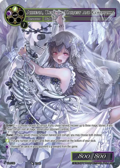 Athenia, Deity of Harvest and Corruption