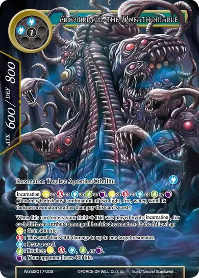Adombrali, the Unfathomable