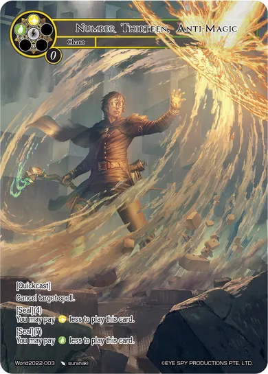 Number Thirteen, Anti-Magic