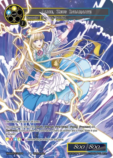 Alice, Zeus Incarnate