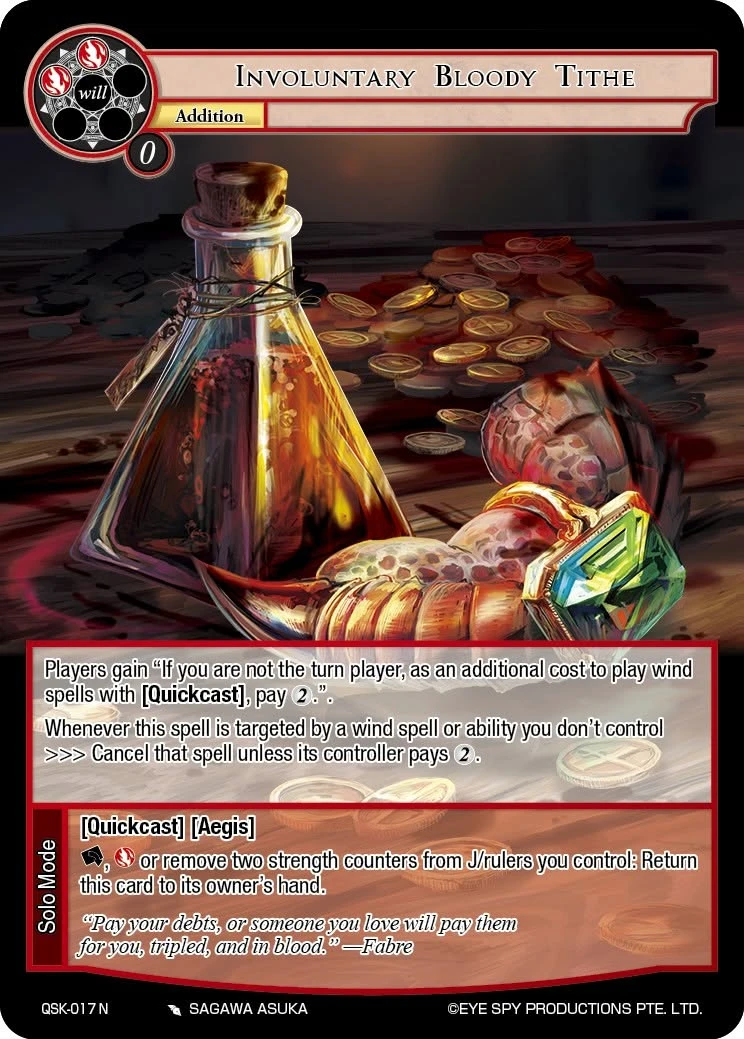 Involuntary Bloody Tithe