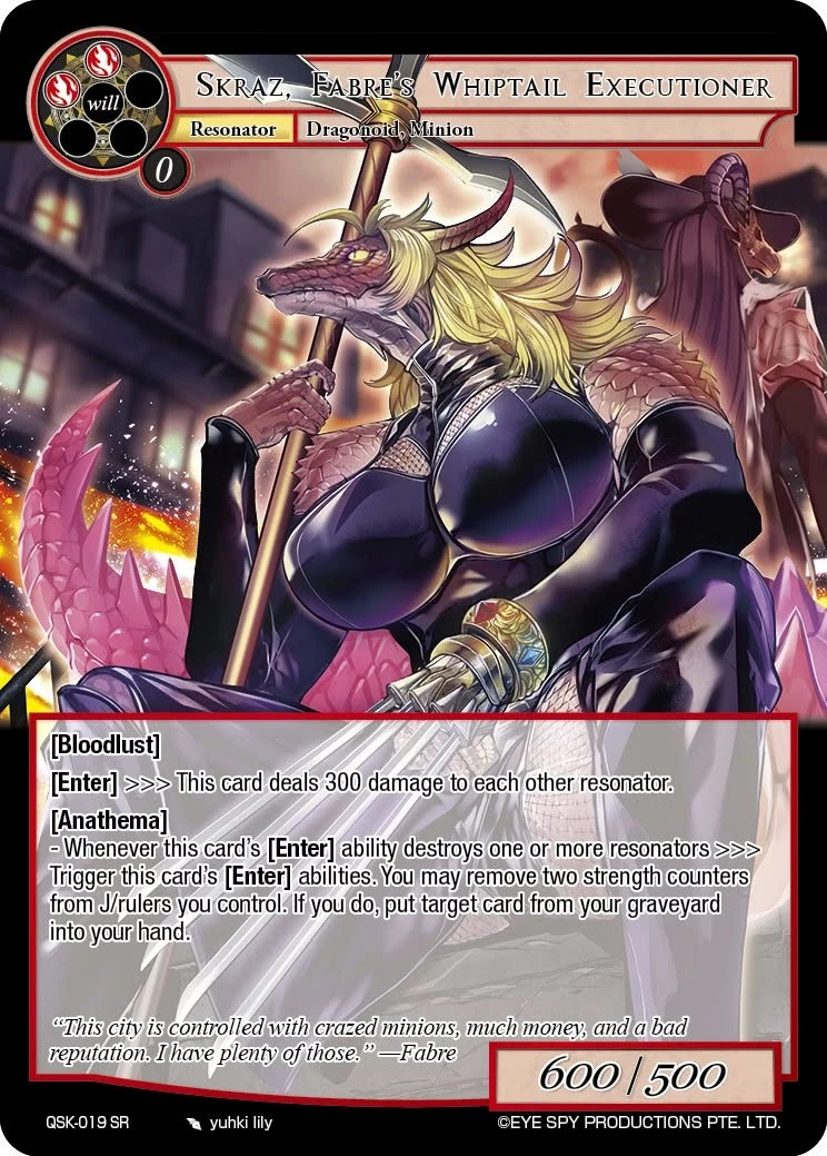 Skraz, Fabre's Whiptail Executioner
