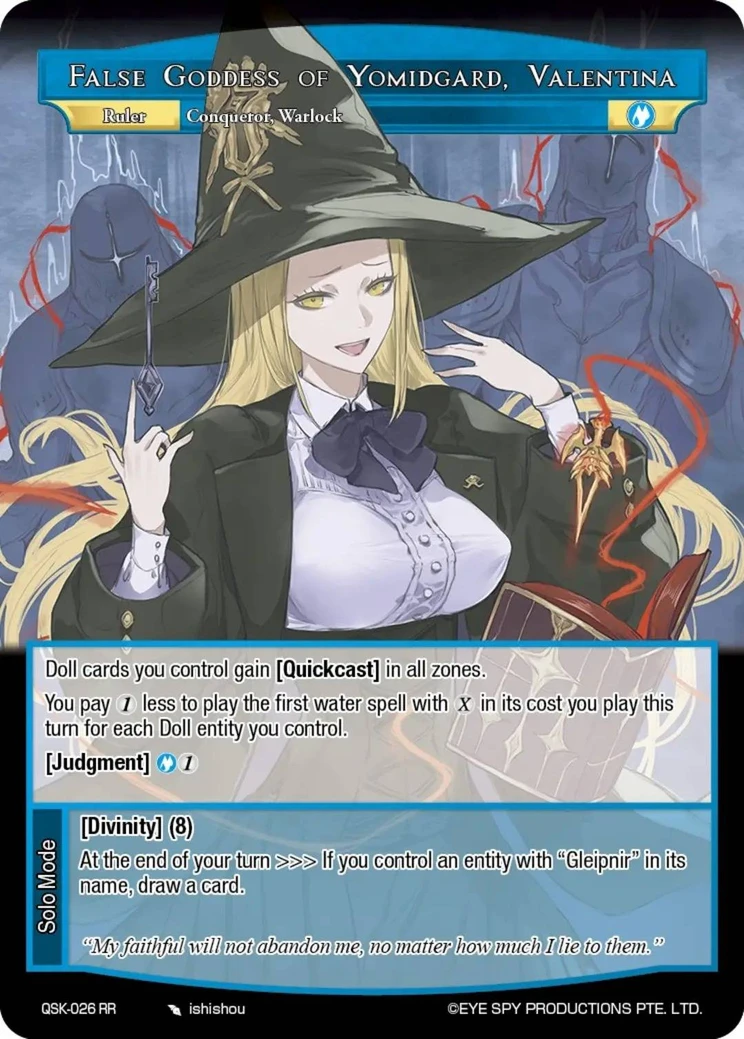 False Goddess of Yomidgard, Valentina