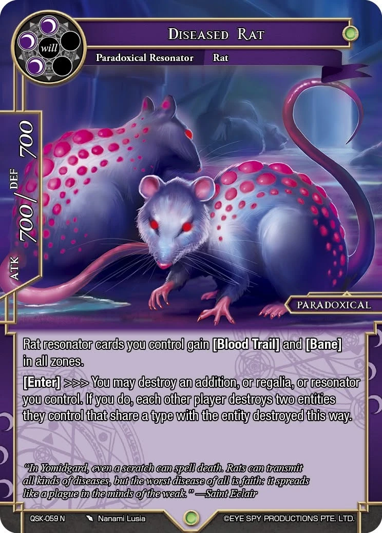 Diseased Rat