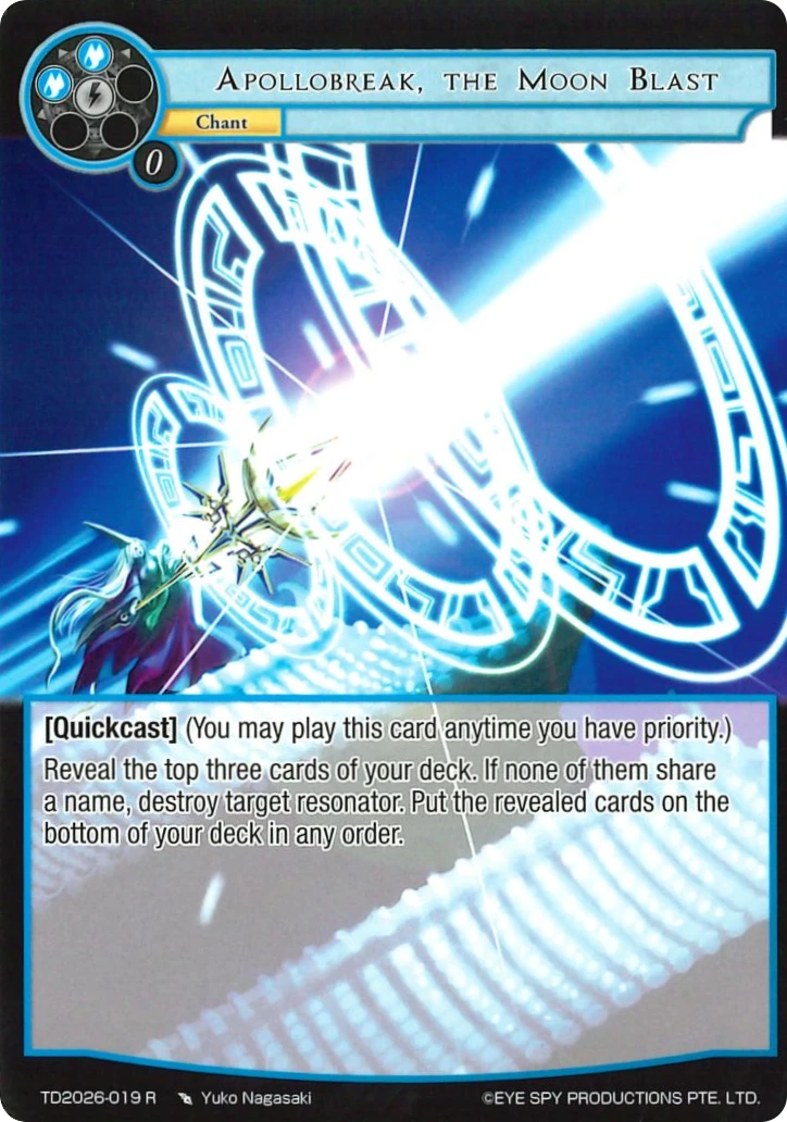 Apollobreak, the Moon Blast